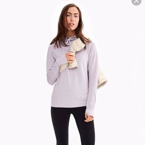Lole snood crescent long sleeve light purple